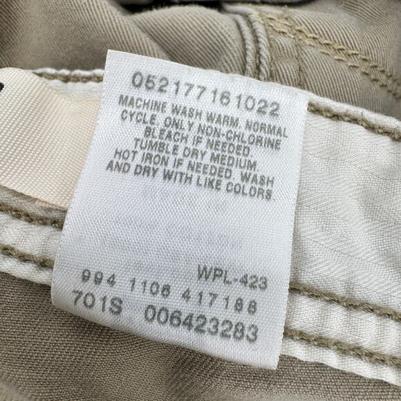 Levi's Cargo Pants Mens 36x32 (37x31 ACTUAL) Loose Straight Workwear Utility Tan - Picture 7 of 8